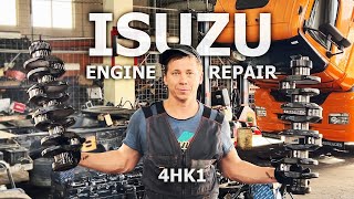 ЯПОНСКИЙ ДВИГАТЕЛЬ С 2 КОЛЕНВАЛАМИ ISUZU 4HK1 [upl. by Bast241]