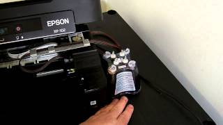 Ciss continuous ink system fits Epson Expression XP102  XP105 XP102 XP105 [upl. by Heins]