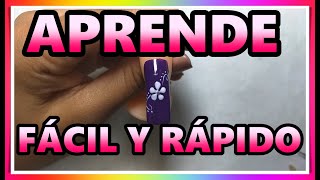 APRENDER A DECORAR UÑAS PASO A PASO ♥ 😱  PARA PRINCIPIANTES 💅🏼 [upl. by Etka719]