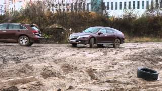 Honda Crosstour offroad [upl. by Martinic]