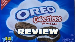 Oreo Cakesters Review Oreo Oration [upl. by Ellierim103]