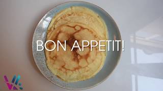 Recette crêpes Protéines Vita liberté [upl. by Gherardi188]