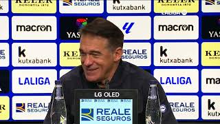 Rueda de prensa Real Sociedad vs Deportivo Alavés [upl. by Ahswat]