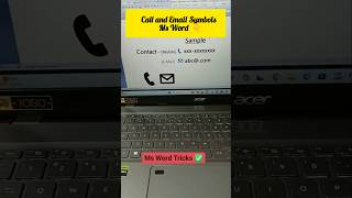 Call and Email Symbols in Word Keyboard Shortcut You NEED to Know [upl. by Ggerg]