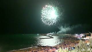 Spectacular fireworks display Lyme Regis 021124 [upl. by Ytsirhc820]