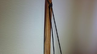 How to make a flemish bow string with timber hitch [upl. by Moser]