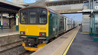 Marston Vale Line Class 150 Ride From Bedford to Bletchley  First Day of Restored Full Timetable [upl. by Enajiram]