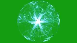 Plasma Energy on Green Screen Bacground [upl. by Eradis144]