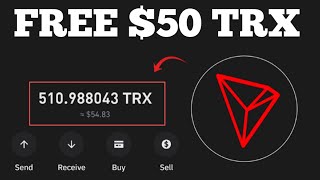 Submit Your Address  Claim Free 50 Tron Coin On Trust Wallet  Free TRX 2024 [upl. by Philine]