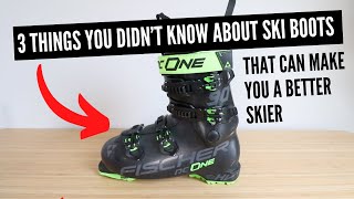 The 3 Most Important Things To Know About Ski Boots Before Skiing [upl. by Yralam]