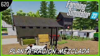 🚜EP620 Planta ración mezclada FS22 🎮Ps5 Gameplay Español  FARMING SIMULATOR 22🌾 [upl. by Eyak]