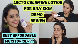 Lacto Calamine Daily Face MoisturizerLotion For Oil Control Demo amp Review  Just another girl [upl. by Nyberg]