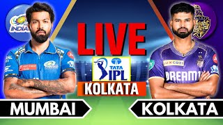 IPL 2024 Live KKR vs MI Match 60  IPL Live Score amp Commentary  Kolkata vs Mumbai Live Match [upl. by Nylatsirk628]