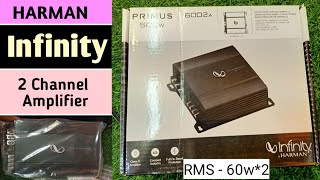 HARMAN Infinity  2 Channel Amplifier 500w  Primus 6002 model [upl. by Rimola]