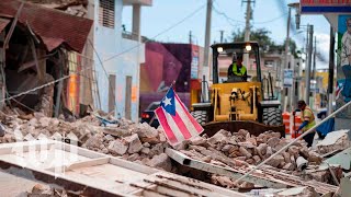 Watch the devastation caused by the earthquakes in Puerto Rico [upl. by Monjan]