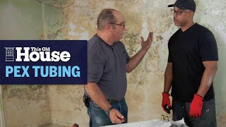 How to Repair Plumbing with PEX Tubing  This Old House [upl. by Eikcin]