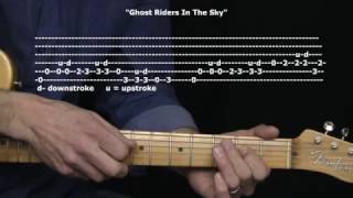 quotGhost Riders In The Skyquot by The Ramrods  365 Riffs For Beginning Guitar [upl. by Rosemaria]