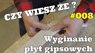 Fale i łuki z płyt kartonowo  gipsowych [upl. by Eenafit]