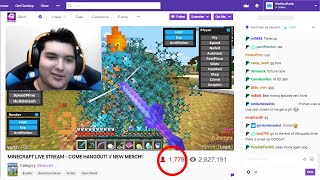 I caught a Twitch streamer HACKING on my Minecraft server LIVE [upl. by Peregrine381]