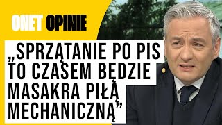 Biedroń sprzątanie po PiSie to balet nie będzie to będzie czasem masakra piłą mechaniczną [upl. by Suruat]