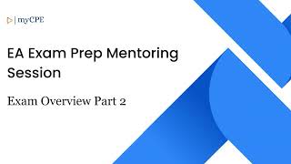 myCPE Enrolled Agent Exam Prep Series  Become an IRS Enrolled Agent  Knowledge Series 15 [upl. by Jocko]