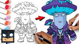 How To Draw Madcap  Fortnite Season 8 [upl. by Amitak63]