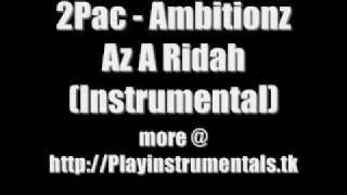 2Pac  Ambitionz Az A Ridah Instrumental [upl. by Cyna181]