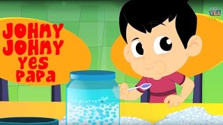 Johny Johny Yes Papa Nursery Rhyme With Lyrics [upl. by Nosmoht275]