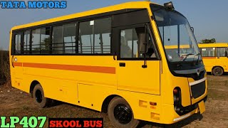 TATA LP 407 SKOOL BUS 2020 MODEL  301 seater skoolbus  COMMERCIAL WORLD  Lp407skoolbus [upl. by Wyn]