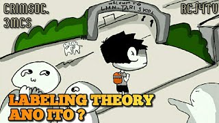 LABELING THEORY  TAGALOG   Pinoy Animations [upl. by Dranal446]