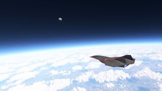 Top Gun Mavericks Darkstar Stratospheric Challenge  MSFS 2020  Coast to Coast in 35 mins [upl. by Kirtap]