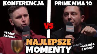 KONFERENCJA PRIME MMA 10  NAJLEPSZE MOMENTY Daniel Magical vs Marcin Rafonix [upl. by Ahsilahk]