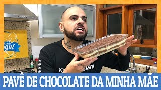 COMO FAZER PAVÊ DE CHOCOLATE E CREME DA MINHA MÃE  AnaMariaBrogui [upl. by Aittam162]