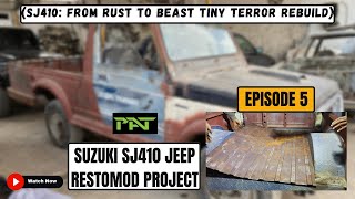 SJ410 From Rust to Beast Tiny Terror Rebuild  Suzuki SJ410 Jeep  RestoMod Project  Episode 5 [upl. by Corena489]