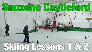 Snozone Castleford  Skiing Lessons 1 amp 2 [upl. by Bebe925]