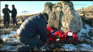 Falklands Memorial For SBS Sergeant  Forces TV [upl. by Flore]