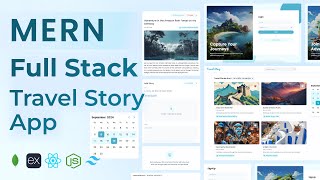 Full Stack Travel Story App Using MERN Stack  MongoDB Express React Nodejs  MERN Project [upl. by Ardnasela]