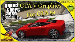 How To Download GTA 5 Graphics Mod For GTA San Andreas Android in Hindi Urdu [upl. by Deeyn]