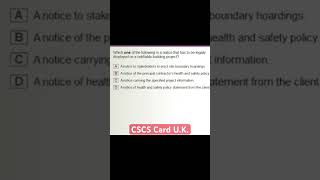 CSCS Test UK  CSCS Card UK 2024 reddit constructionsafety automobile cscscard buildingcareers [upl. by Atteloj]