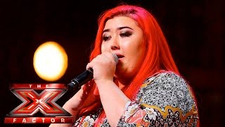 Jasmine Leigh Morris sings Emeli Sande’s Clown  Auditions Week 2  The X Factor UK 2015 [upl. by Eillod]