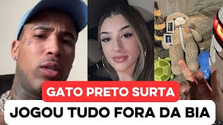 Gato Preto Surta nas Redes Sociais e Joga no Lixo Todos os Presentes e Fotos de Bia Miranda [upl. by Mallen]