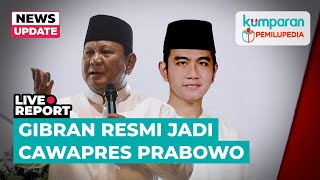 LIVE Prabowo Resmi Umumkan Gibran Rakabuming Jadi Cawapres [upl. by Nuli]