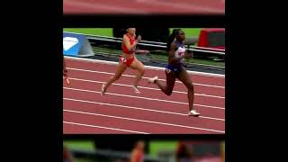 ShellyAnn Fraser Pryce EPIC comeback in the 4 x 100m race BETTER SOUND Shorts [upl. by Posehn362]