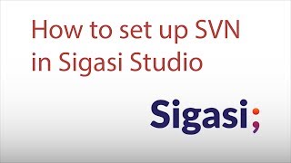 How to set up SVN in Sigasi Studio [upl. by Sakul]