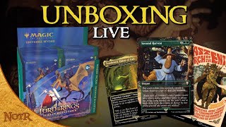 Opening 2 Boxes of NEW MTG LOTR Collector Boosters LIVE [upl. by Hayalat]