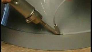 Plastic Hot Air Welding of PVC Ventilation Pipe amp Pittings [upl. by Gnehp]