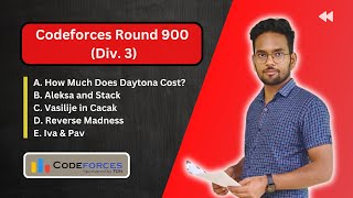 Codeforces Round 900 Div 3  Editorial of Problems ABCDE  C  by Aman Babu [upl. by Balthasar]