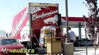 Budweiser Truck AnheuserBusch Beer Delivery [upl. by Siul672]