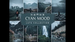 Cyan Mood Video LUTs  Cyan Video LUTs  Cinematic LUTs  Influencer LUTs  Video Preset  Vn LUT [upl. by Eiten]