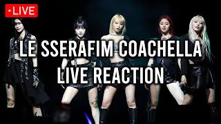 LE SSERAFIM Coachella Live Reaction [upl. by Irrak]